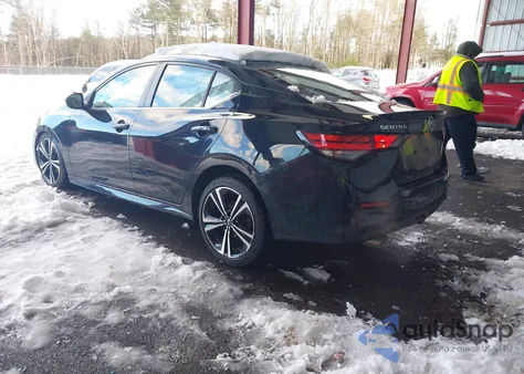 2021 Nissan Sentra Sr Xtronic Cvt z USA, uszkodzony, nr VIN 3N1AB8DV5MY319251